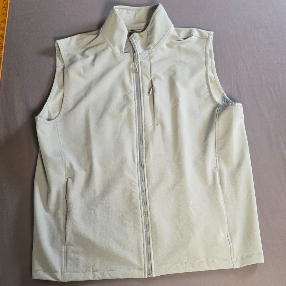NEW 32 Degrees Heat Men's L Vest Lightweight Full Zip Sleeveless Gray
